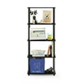 thumbnail image 3 of Furinno Turn-N-Tube 5-Tier Multipurpose Shelf Display Rack,Americano and Black, 3 of 6