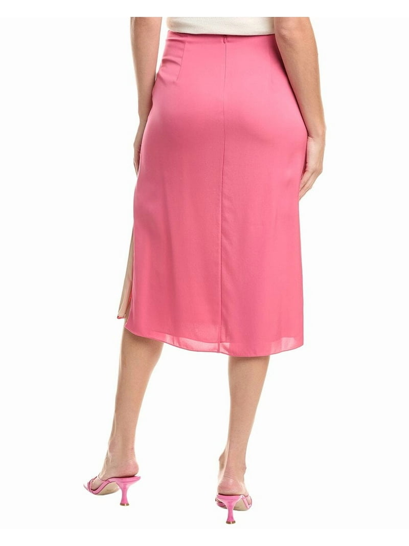 Theory womens Double Vent Silk Slip Skirt, 4 - Walmart.com