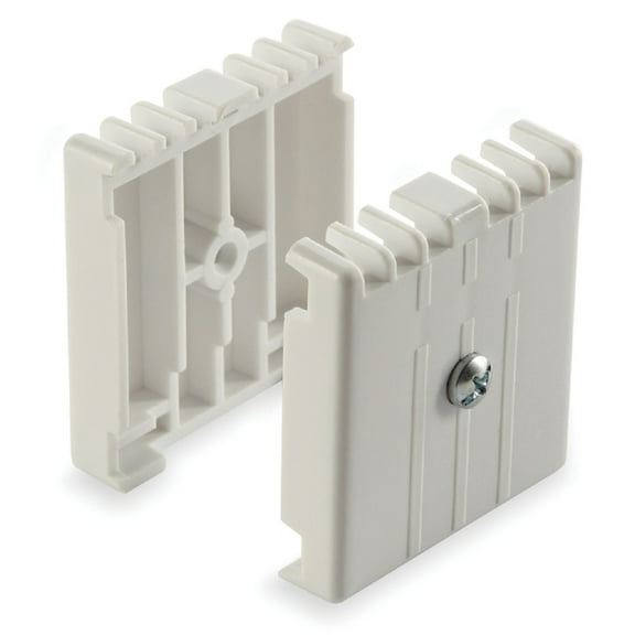 Rubbermaid Direct Mount 8.6 in. H X 7 in. W X .8 in. L Metal Joiner Plate