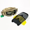 thumbnail image 3 of Kit de 3 lentes para gafas de motociclismo, gafas de sol para deportes al aire libre, gafas tácticas, gafas para jugadores de CS Game, 3 of 5