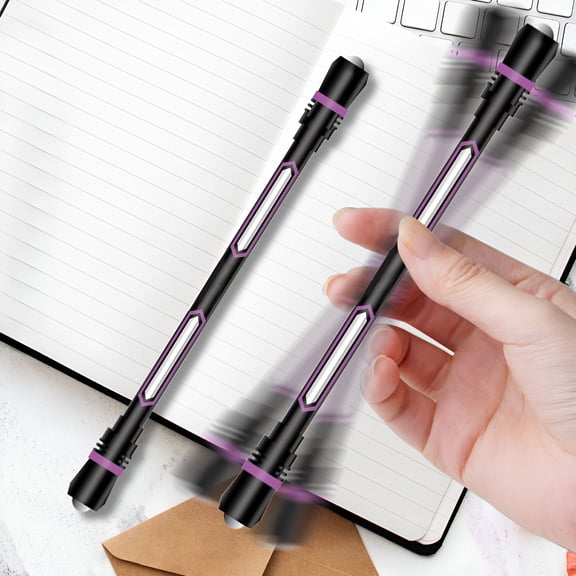 CCOCC Spinning Pen, Spinning Cool Pens Stationery, Bullet Mod for Pen Spinning Rotating Fidget Spinner Pen, No Refill Stress Releasing Brain Training Toys for Adults Office Supplies, Not Writable
