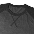 thumbnail image 7 of Hvogkswy Mens T-Shirts Color Block Crew Neck Long Sleeve T-Shirt Soft Lightweight Fall Casual Pullover Top, Size S-3XL, 7 of 7