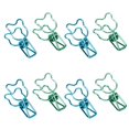 thumbnail image 1 of Abrazaderas de papel ANGGREK 100 Piezas Clips de Carpeta de Metal Resistente, 1 of 8