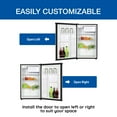 thumbnail image 5 of Koolatron Stainless Steel Compact Fridge with Freezer, 4.4 cu ft (124L), 5 of 7