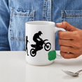 thumbnail image 4 of CafePress - Motocross Large Mug - 15 oz Ceramic Large White Novelty Mug, 4 of 6