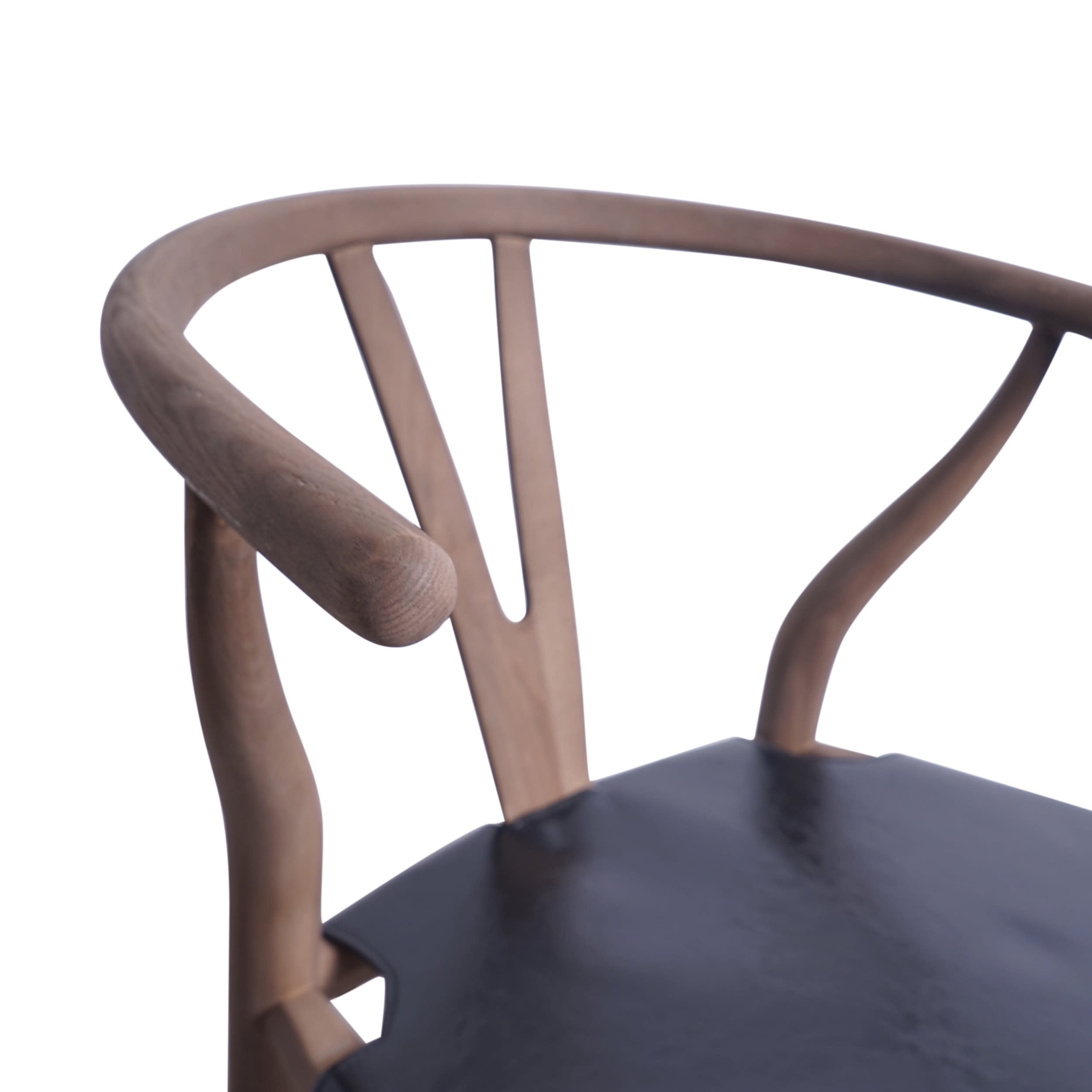 Noble House Hounker Rustic Faux Leather Dining Chairs, Set of 2, Black, Antique