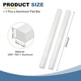 thumbnail image 2 of Uxcell Square Aluminum Flat Bar, 16x16x203mm 6061 Aluminum Solid New Mill Stock, 2 of 6