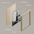 thumbnail image 4 of PixonSign Framed Canvas Print Wall Art Set - Black & White Wine Martini Cocktails Posters - Set of 9 Food Drinks Photography Modern Art Minimal Wall Décor for Living Room, Bedroom - 8"x10" Natural, 4 of 5