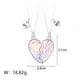 thumbnail image 5 of Collar de mejor amiga para 2 niñas, collar magnético de amistad a juego, colgante de medio corazón, collares BFF para hermana, 5 of 5