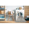 thumbnail image 2 of Ahgly Company Machine Washable Indoor Rectangle Traditional Grey Gray Area Rugs, 6' x 9', 2 of 7