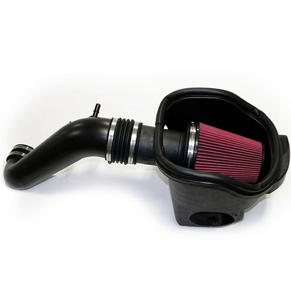 Fits 2015-2016 Ford F-150 Roush Performance Kovington Cold Air Intake 421980 Black Tube; Synthetic Fiber Filter; With Air Box