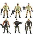 thumbnail image 1 of Kits de juego de figuras de acción,Juego de figuras de acción Figuras de acción especiales,Juguete de contra el terrorismo Muñeca única,Figura de personal en miniatura para casa de, 1 of 8