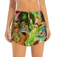 thumbnail image 4 of Lsque Scooby-Doo Printed Women's Running Shorts with Liner Pockets,Elastic Quick Dry Workout Athletic Gym Yoga Shorts,Womens High Waist Shorts-Medium, 4 of 9