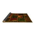 thumbnail image 2 of Ahgly Company Indoor Rectangle Oriental Yellow Modern Area Rugs, 8' x 10', 2 of 4