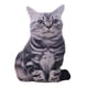 thumbnail image 1 of Almohada de peluche de gato en 3D, divertida y linda almohada de gatito. Estilo A, 1 of 9