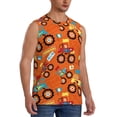 thumbnail image 2 of Uemuo Monster Truck,Truck Cartoon Pattern Men's Sleeveless T-Shirt,Muscle Athletic Tank Top, Moisture-wicking Quick-dry Breathable Classic Tee Top for Gym Run Outdoor Sports-Medium, 2 of 8
