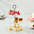 thumbnail image 3 of 12.87" x 13" Glass 3-Tier Dessert Stand, by Way To Celebrate, 3 of 7