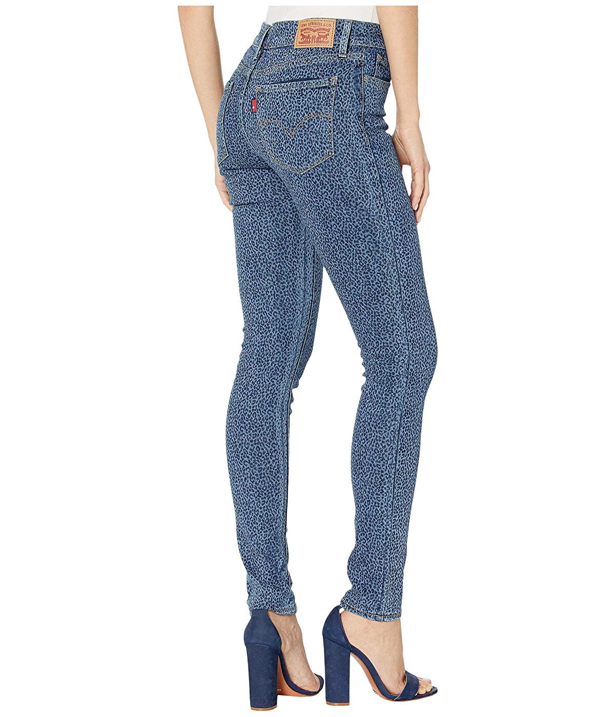 ONLY Women's Skinny Jeans - High Waist, Dark Blue, Stretch Denim, 5-Pocket Style For Everyday Wear