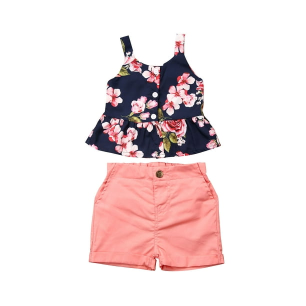 Pudcoco - Pudcoco Newborn Baby Girl Summer Clothes Tops Vest Shorts ...