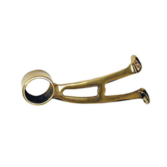 Lavi L00 402 112 1-.50 In. Bar Bracket - Polished Brass