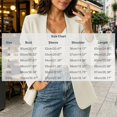 thumbnail image 4 of FAHUOMU Plus Size Blazer For Women Collarless Long Sleeve Open Front Jackets Classic Work Business Casual Suits, 4 of 10