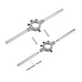 thumbnail image 6 of Uxcell M6 x 0.75 Threading Die and 20mm (M3.5-M6) Round Holder Die Stock Wrench Set, 6 of 7