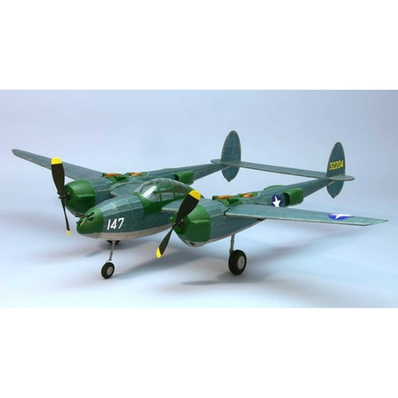 Dumas Products Inc. P-38 F/M Lightning 30 Wingspan DUM324 Wooden Kits Airplane