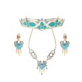 thumbnail image 1 of Disney Girls Princess Jasmine vestido de fiesta para niños disfraz Cosplay Aladdin Agic lámpara Top + Pantalones cumpleaños Halloween ropa Set4T (etiqueta 120) Gao Jinjia LED, 1 of 2