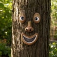 thumbnail image 6 of Tree Face Garden Decor, Resin Tree Hugger Face Ornament with Realistic Bark Texture, Funny Outdoor Yard Art for Tree Trunk Decor, Weatherproof Tree Face for Garden Patio Display, 6 of 6