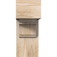 thumbnail image 2 of Ekena Millwork 7 1/2"W x 18"D x 18"H Olympic Block Smooth Bracket w/ Offset Brace, Douglas Fir, 2 of 25