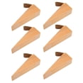 thumbnail image 4 of Butée de Porte en Bois, Butée de Porte Pratique Compacte Durable Portable 6 Pcs pour la Maison, 4 of 8