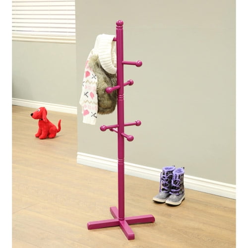 Home Craft Kid's Coat Rack, Multiple Colors