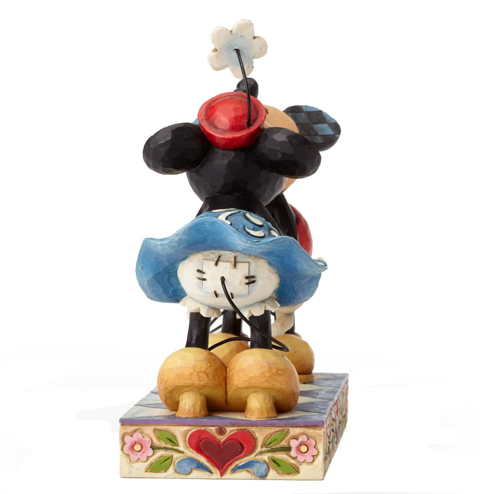Disney Traditions by Jim Shore Mickey Mouse Kissing Minnie Stone