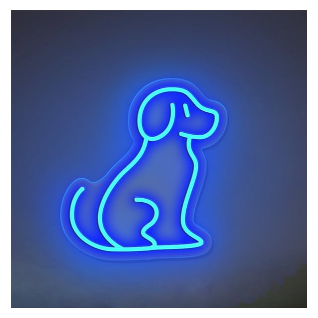 Letrero De Neón Con Forma Perro, Decoración Para El Hogar, Sala Juegos, Dormitorio, Bar, Estar, Fiesta Cumpleaños, Pared, 40cm