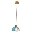 thumbnail image 2 of DOLITY Glass Pendant Light Ceiling Mount Pendant Lighting for Entryway Bar Tea Room D, 2 of 9