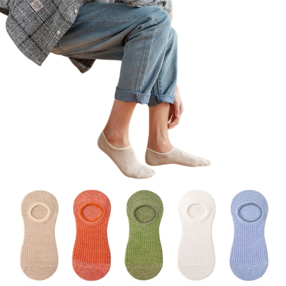 HuangHuanChen 10 Pair No Show Socks Womens Cushioned Low Cut Athletic Hidden Liner for Sneakers Lightweight Ankle Sock Invisible Running Socks Ideal For Sneakers Grey One Size