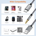 thumbnail image 2 of Cable auxiliar USB C a 3,5 mm con cargador Mxcudu para iPhone, 2 of 7