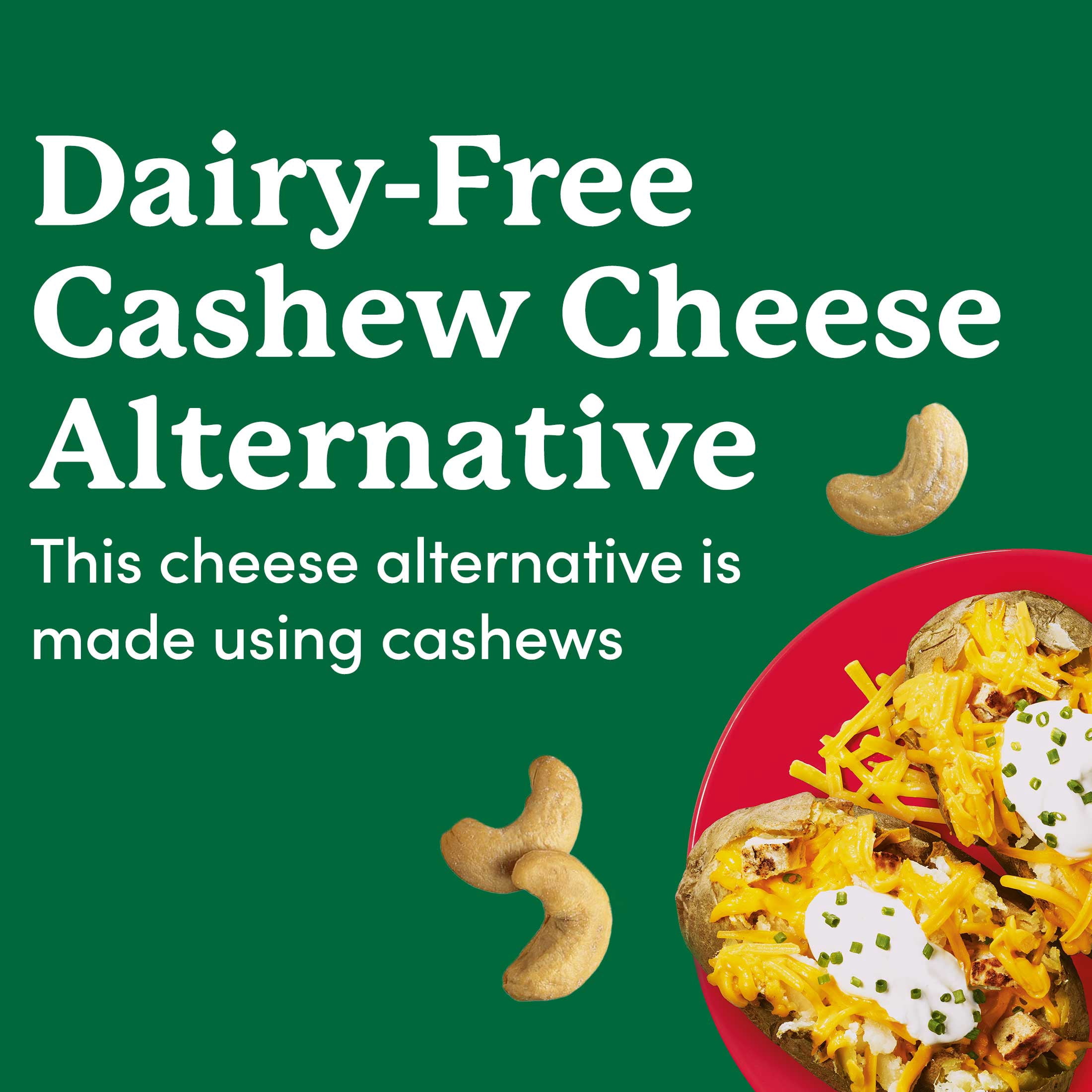bettergoods Plant-Based Cheddar Shredded Dairy-Free Cashew Cheese Alternative, 8 oz