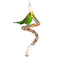 thumbnail image 6 of Bendable Parrot Climbing Rope, Hanging Chew Perches, Swing Perches, Bird Rope Perch for Parakeet, Canary, Cockatiels, Cockatoos, upplies , 19.69inch, 6 of 9
