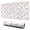Deer Floral Rose, variant on 31.5x11.8 Inch Gaming Mouse Pad, Non-Slip Stitched Rubber Desk Mat for Desktop & Laptop,Deer Floral Antler Beige Pattern