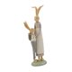 thumbnail image 5 of Estatua familiar de conejo de Pascua de resina, adorno de estante, accesorio de paisajismo para el alféizar de la ventana Mamá e hijo, 5 of 9