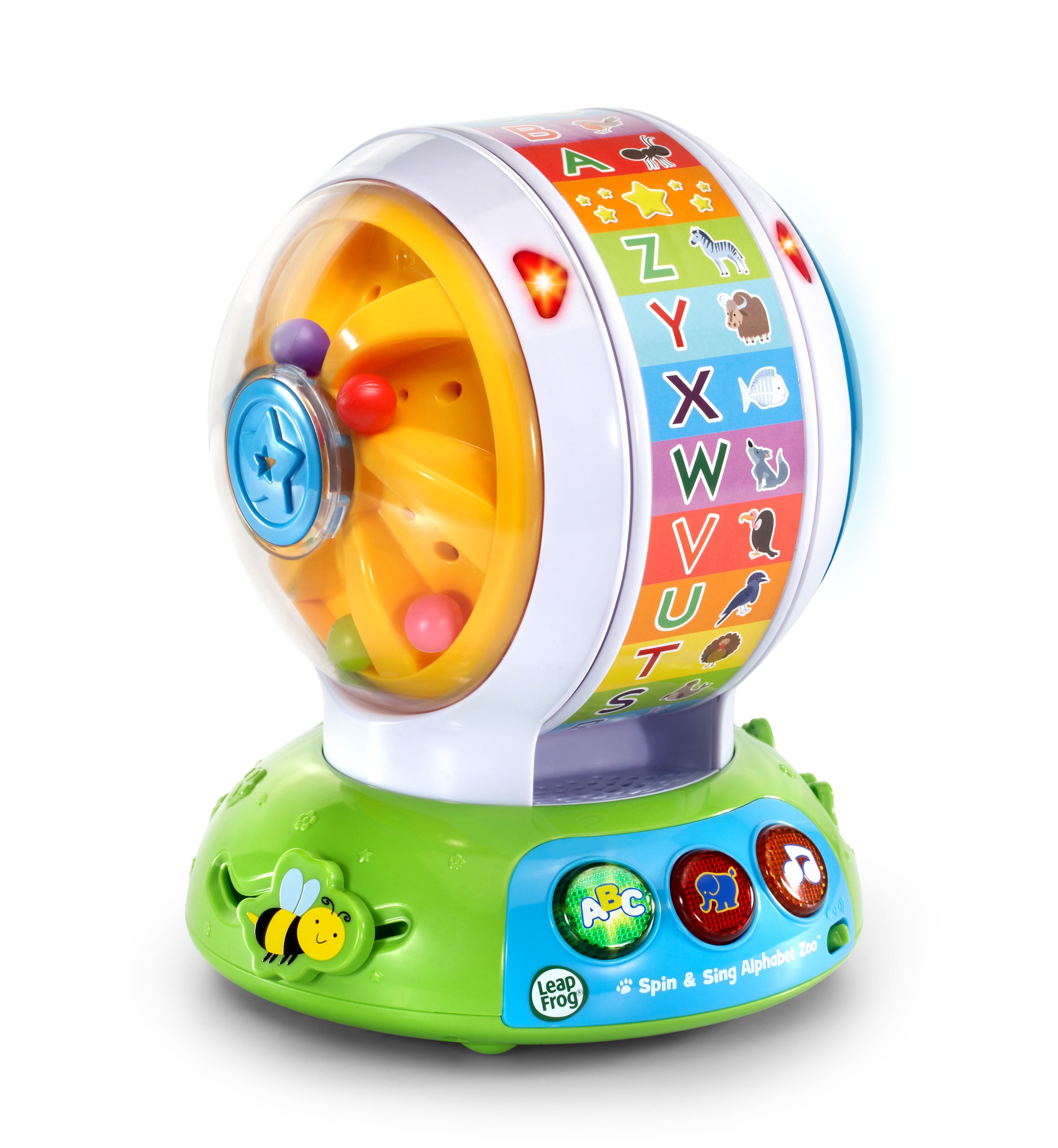 leapfrog spin & sing alphabet zoo ball