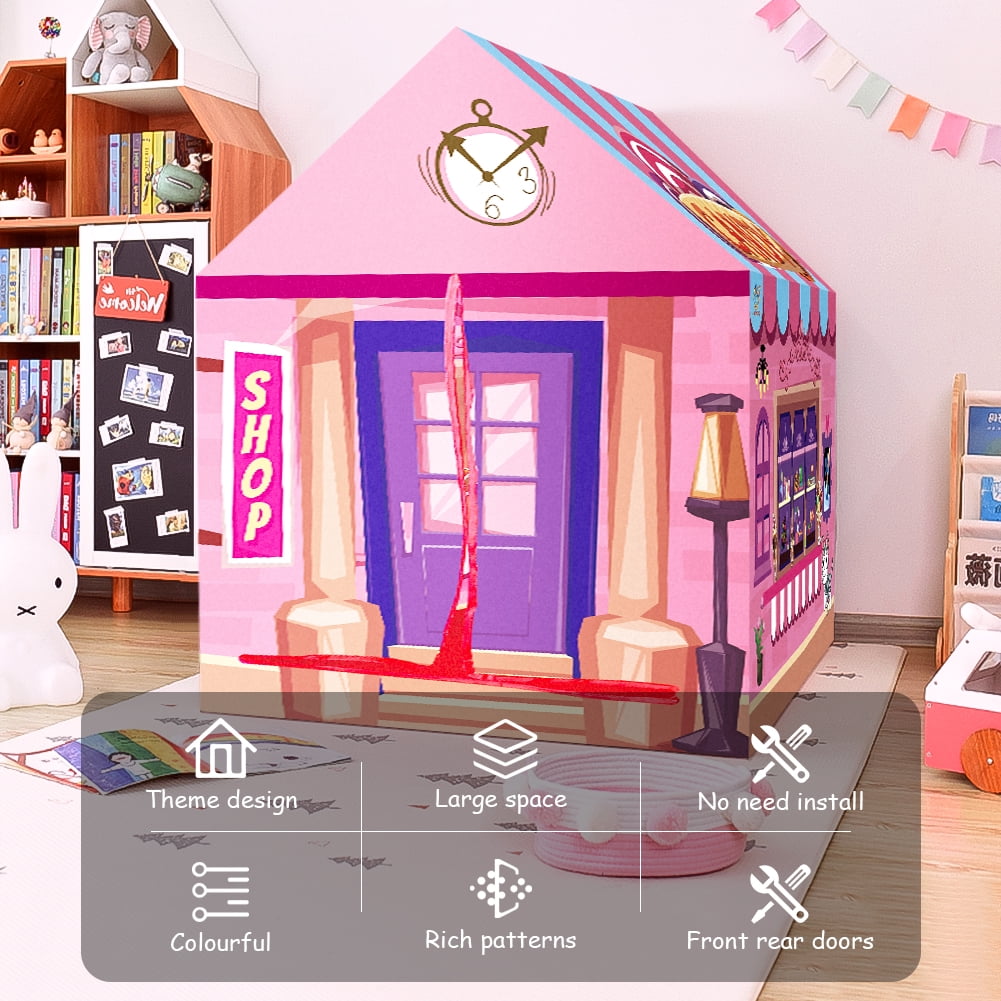 Kepooman Play Tent for Kids, Indoor Playhouse Tents with Lifelike House Design, Birthday and Christmas Toy Gift for 3, 4, 5 and 6 Year Old Children Kepooman Play Tent for Kids, Indoor Playhouse Tents with Lifelike House Design, Birthday and Christmas Toy Gift for 3, 4, 5 and 6 Year Old Children