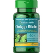 Puritan's Pride Ginkgo Biloba Standardized Extract 60 mg