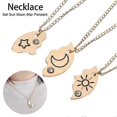 thumbnail image 5 of Collar de Amistad Yashi Sol Luna Estrella para Niñas y Mujeres Regalo de Navidad, 5 of 5