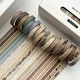 thumbnail image 2 of YUBX Vintage Washi Tape Set 20 Rolls Skinny Retro Masking Decorative Tapes, 2 of 6