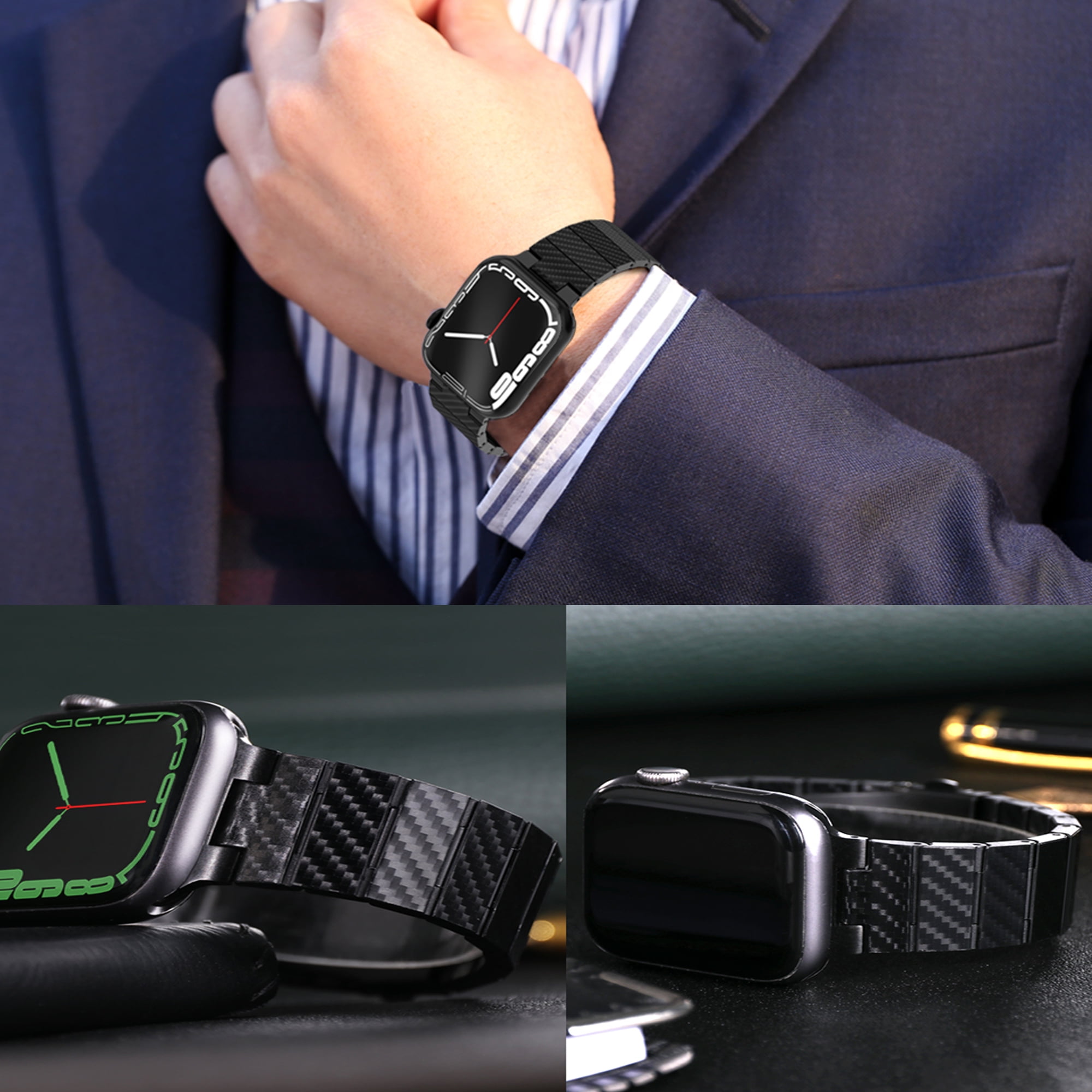 Men&women's Transparent Wave Design Smart Watch Band, Suitable For Watch  Band, Suitable For Iwatch Series Ultra/se/8/7/6/5/4/3/2/1 (without Watch) -  Temu Denmark