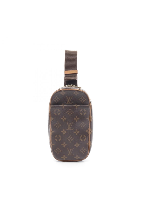 Pre-Owned Louis Vuitton LOUIS VUITTON Pochette Ganju Monogram Waist Bag Body Coated... (Fair)