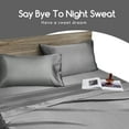 thumbnail image 4 of Satin Pillow Case,2 Pack Satin Standard Silky Pillowcase for Hair and Skin,Satin Pillowcase Set of 2,20x26,Dark Grey, 4 of 8