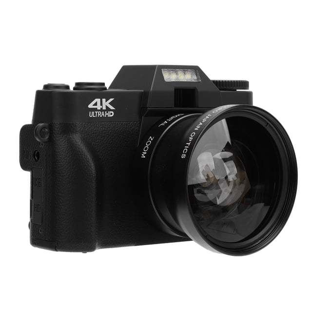 Cámara De Videocámara Con Zoom Digital 16X, Pantalla Táctil IPS De 3 Pulgadas, Rotación De 270 Grados, Cámara Digital ABS PC 4K Para Viajes
